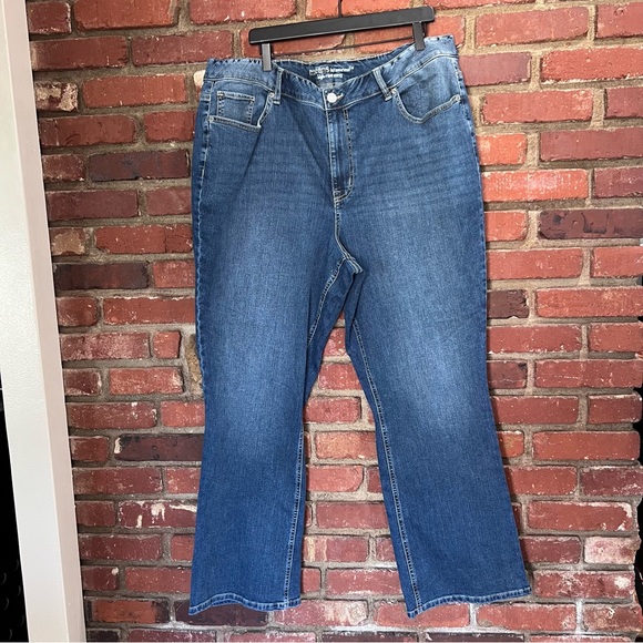 Maurices Denim - m jeans by maurices women high rise curvy 24W‎ Regular  nwot flare jeans